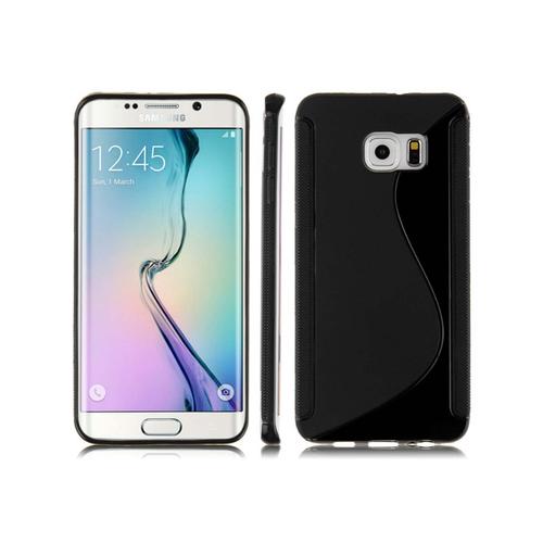 Coque Housse Samsung Galaxy Note 5 - Etui Tpu  Sline En Silicone Gel Souple Design Semi Rigide - Noir