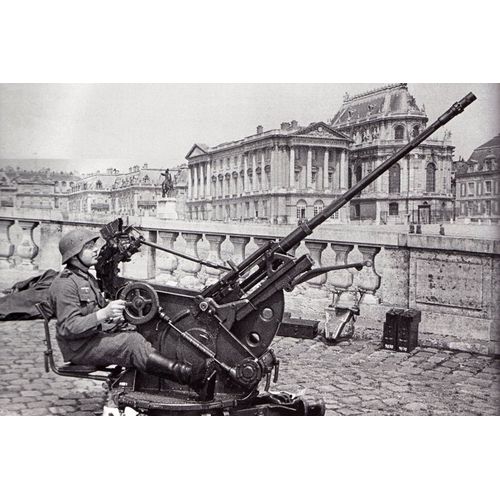 Ww2 - Pièce De Dca Allemande À Versailles