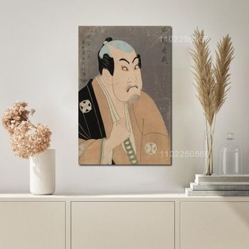 Affiche de dcoration en toile Sharaku toshusai,mpression m...