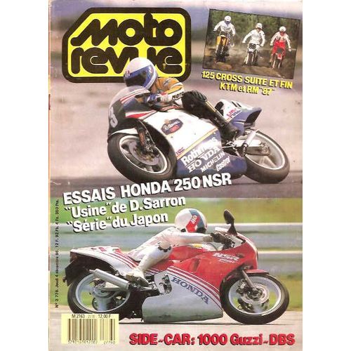 Moto Revue  2776 Honda 250 Nsr Ktm 125 Mx  Suzuki Rm H 125 Honda 125 Cr Guzzi 1000 Calif + Dbs Break