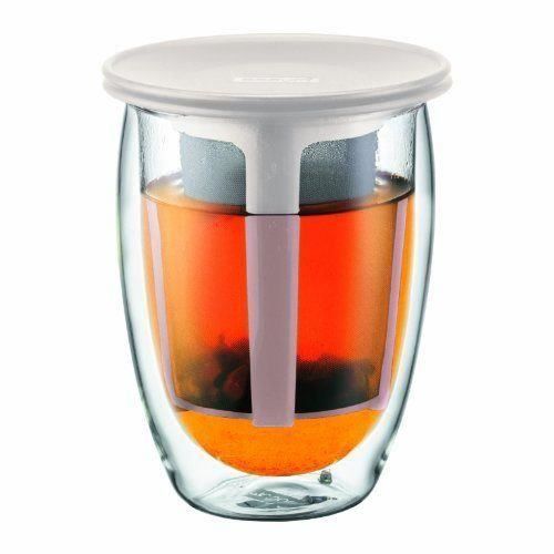 Bodum Verre Tea For One Double Paroi Avec Filtre E