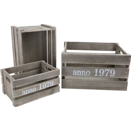 Caisse En Bois "Shabby Chic"