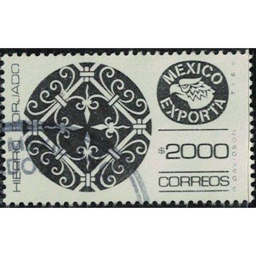 Mexique 1989 Oblitéré Used Exportation Hierro Forjado Fer Forgé Su
