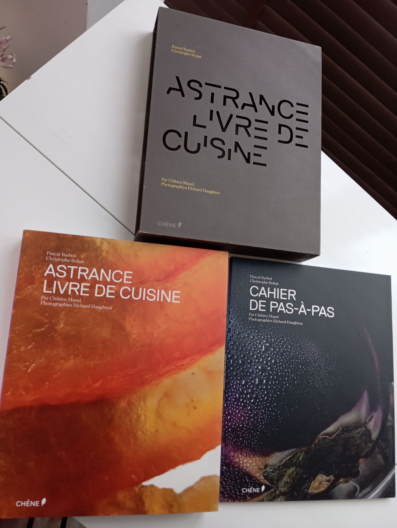 Livre de cuisine et cahier ASTRANCE Pascal BARBOT et