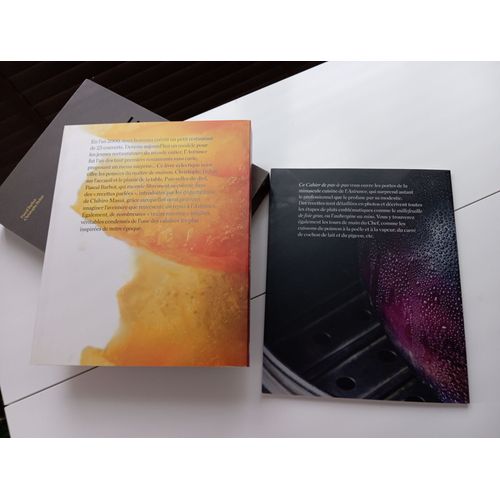Livre de cuisine et cahier ASTRANCE Pascal BARBOT et Christophe