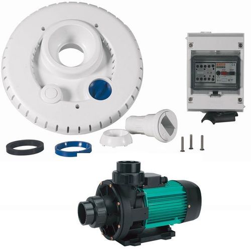 espa - kit pompe 44m3/h + facade + coffret électrique pour nage à contre courant - ncr2 wiper3 300 mono