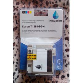 lot de 5 cartouches epson  T1281-2-3-4