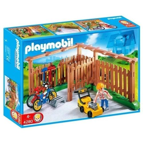 Playmobil 4280 - Abri Pour Vélos Et Outils De Jardin