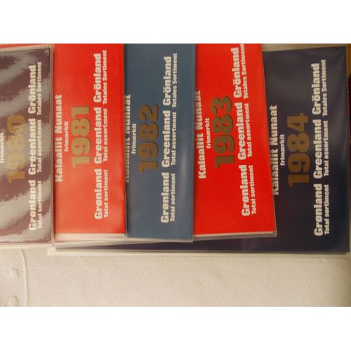 Groenland Année 1980 1981 1982 1983 1984