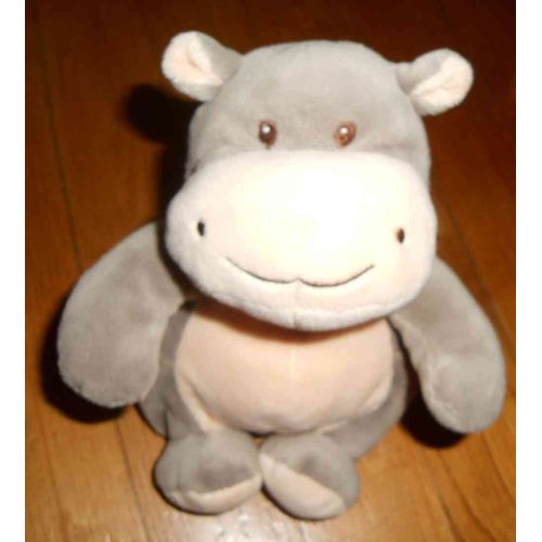 Doudou Hippopotame Gipsy Rose Gris 18 Cm Peluche Bebe Eveil Naissance Enfant Mixte