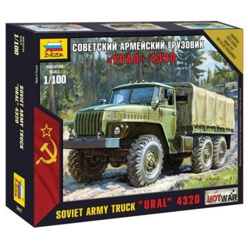 Maquette Camion Militaire : Ural 4320-Zvezda