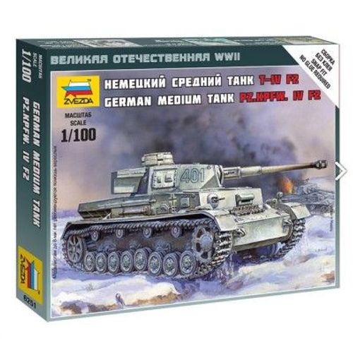 Maquette Char : Panzer Iv Ausf.F2-Zvezda