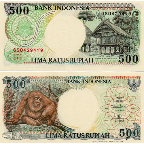 Indonesie 500 Rupiah 1992  Neuf Unc