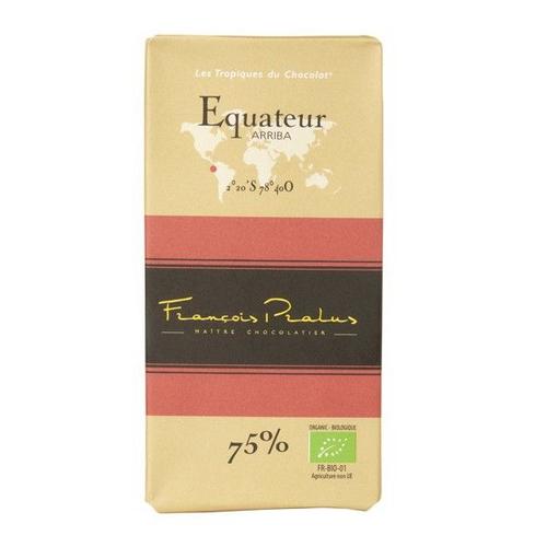 Tablette Chocolat Equateur François Pralus, 100gr