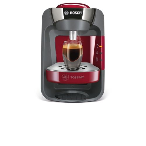 BOSCH TAS3203 Suny rouge Cafetière à dosettes & Multiboissons