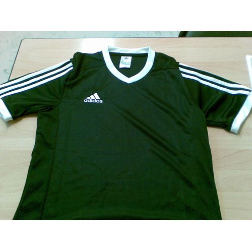 T-Shirt Noir Adidas Climate - Manches Courtes - Col En V - Taille S