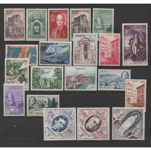 Monaco: Lot De 20 Timbres Tous Différénts.