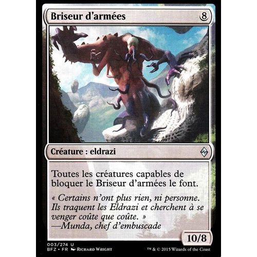 Briseur D'armées - La Bataille De Zendikar Vf - U - 3/274
