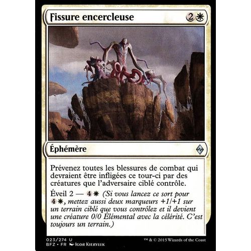 Fissure Encercleuse - La Bataille De Zendikar Vf - U - 23/274