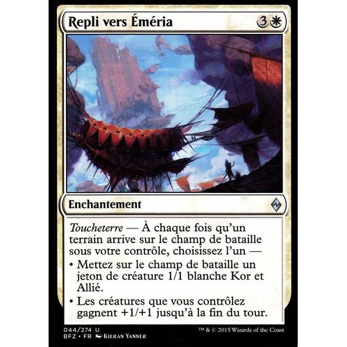 Repli Vers Éméria - La Bataille De Zendikar Vf - U - 44/274
