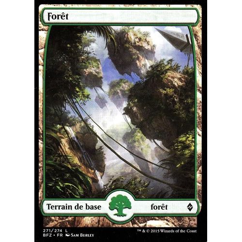 Forêt - La Bataille De Zendikar Vf - C - 271/274