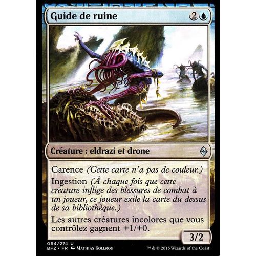 Guide De Ruine - La Bataille De Zendikar Vf - U - 64/274