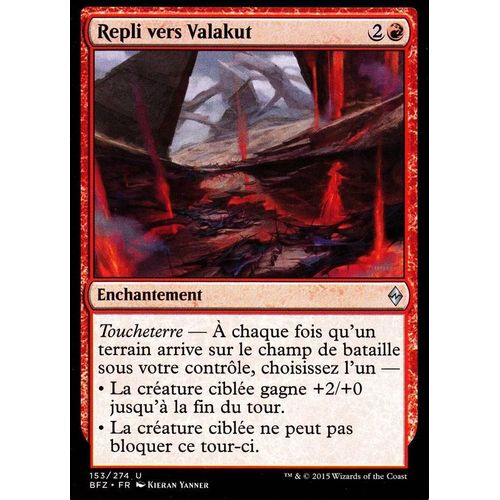 Repli Vers Valakut - La Bataille De Zendikar Vf - U - 153/274