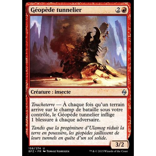 Géopède Tunnelier - La Bataille De Zendikar Vf - U - 158/274