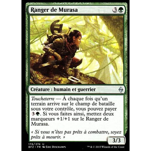 Ranger De Murasa - La Bataille De Zendikar Vf - U - 178/274