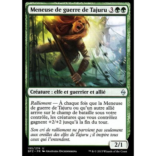 Meneuse De Guerre De Tajuru - La Bataille De Zendikar Vf - U - 195/274 
