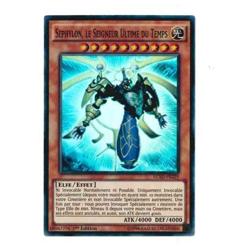 Carte Yu Gi Oh - Sephylon Le Seigneur Ultime Du Temps - Lc5d-Fr229 - Super Rare