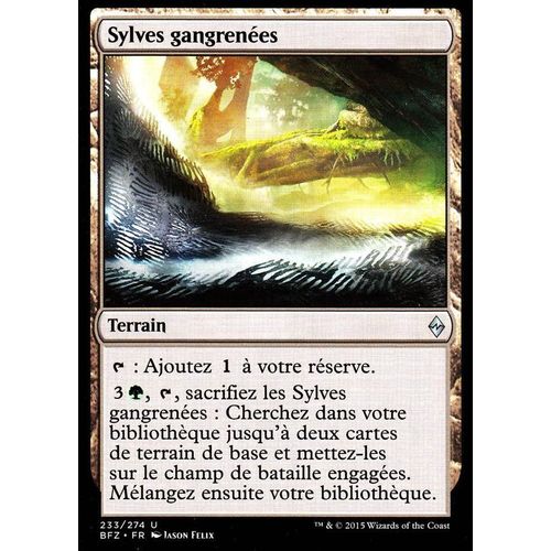Sylves Gangrenées - La Bataille De Zendikar Vf - U - 233/274