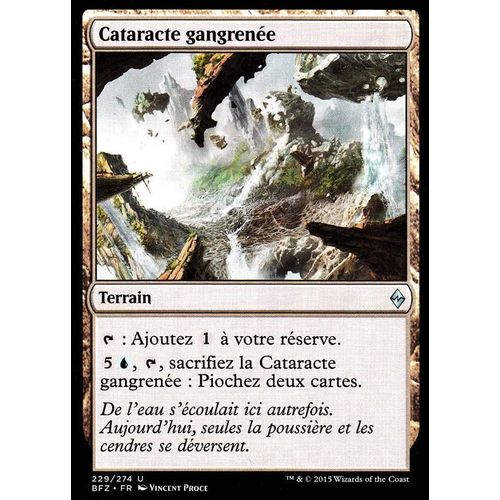 Cataracte Gangrenée - La Bataille De Zendikar Vf - U - 229/274
