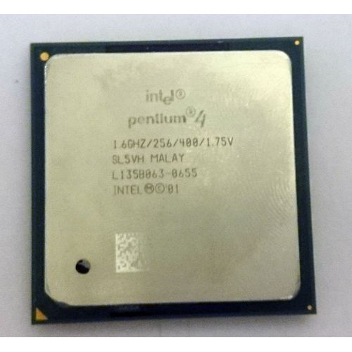 Processeur - 1 x Intel Pentium 4 1.6 GHz - Socket 478 - L2 256 Ko - OEM
