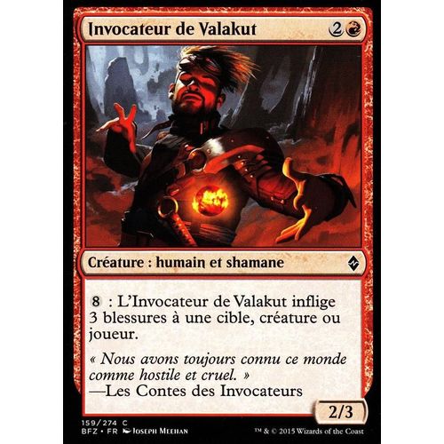 Invocateur De Valakut - La Bataille De Zendikar Vf - C - 159/274