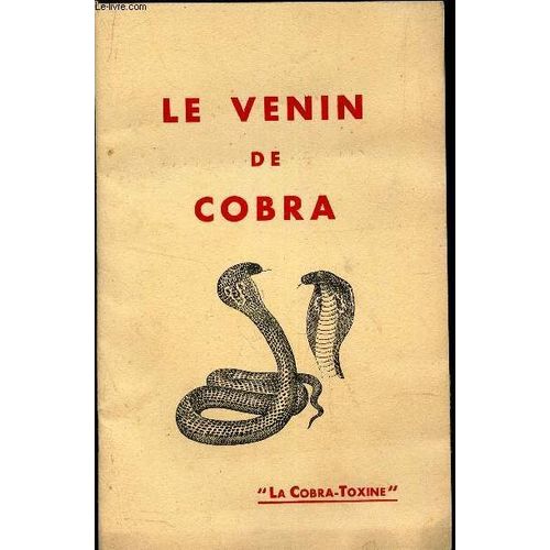 Le Venin De Cobra / Janvier 1934.