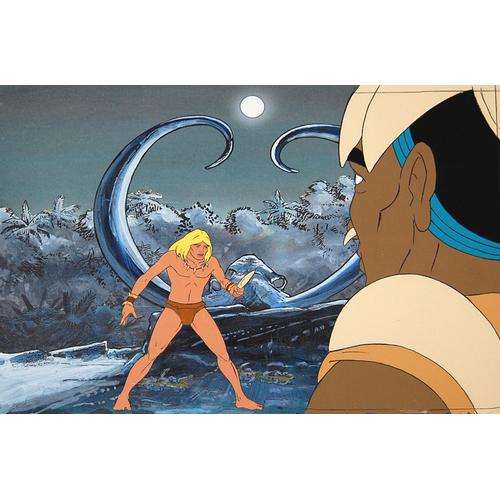 Cellulo Original Rahan  Anime Cel " Les Liens De Vérité"  1986