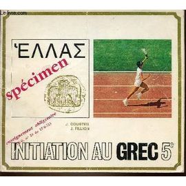 Initiation Au Grec 5 Eme - Enseignement Obligatoire.