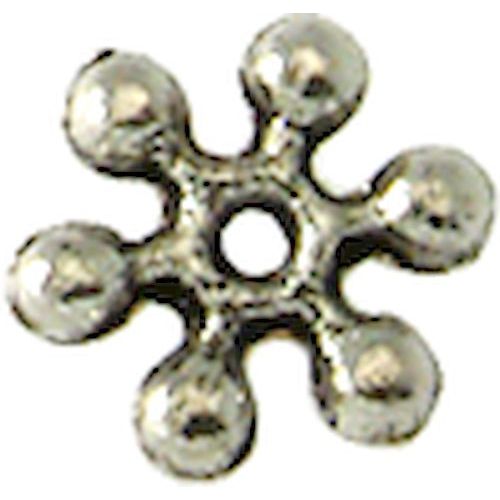 Perle Rondelle Métal Étoile Ø7mm Argenté (Lot De 10) - Megacrea