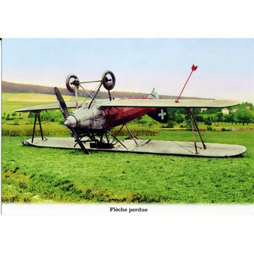 Carte Postale Humoristique - Avion Abattu Par Une Flêche Perdue