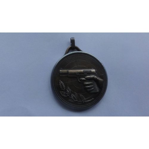 Médaille  De  Tir Au Pistolet
