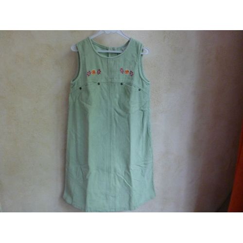 Robe Chasuble Velours Cotelé 10 Ans