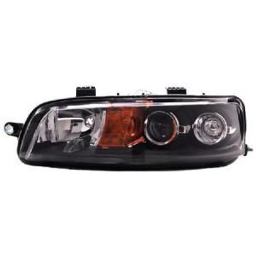 Phare Optique Avant Gauche Pour Fiat Punto Ii Phase 1, 2001-2003, H1+H1, Électrique, Fond Noir