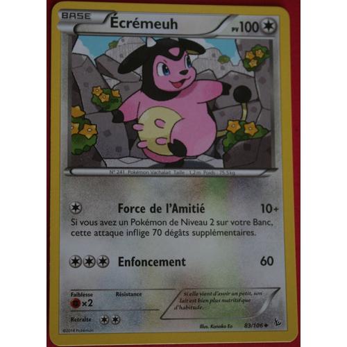 Carte Pokemon Ecrémeuh 83/106