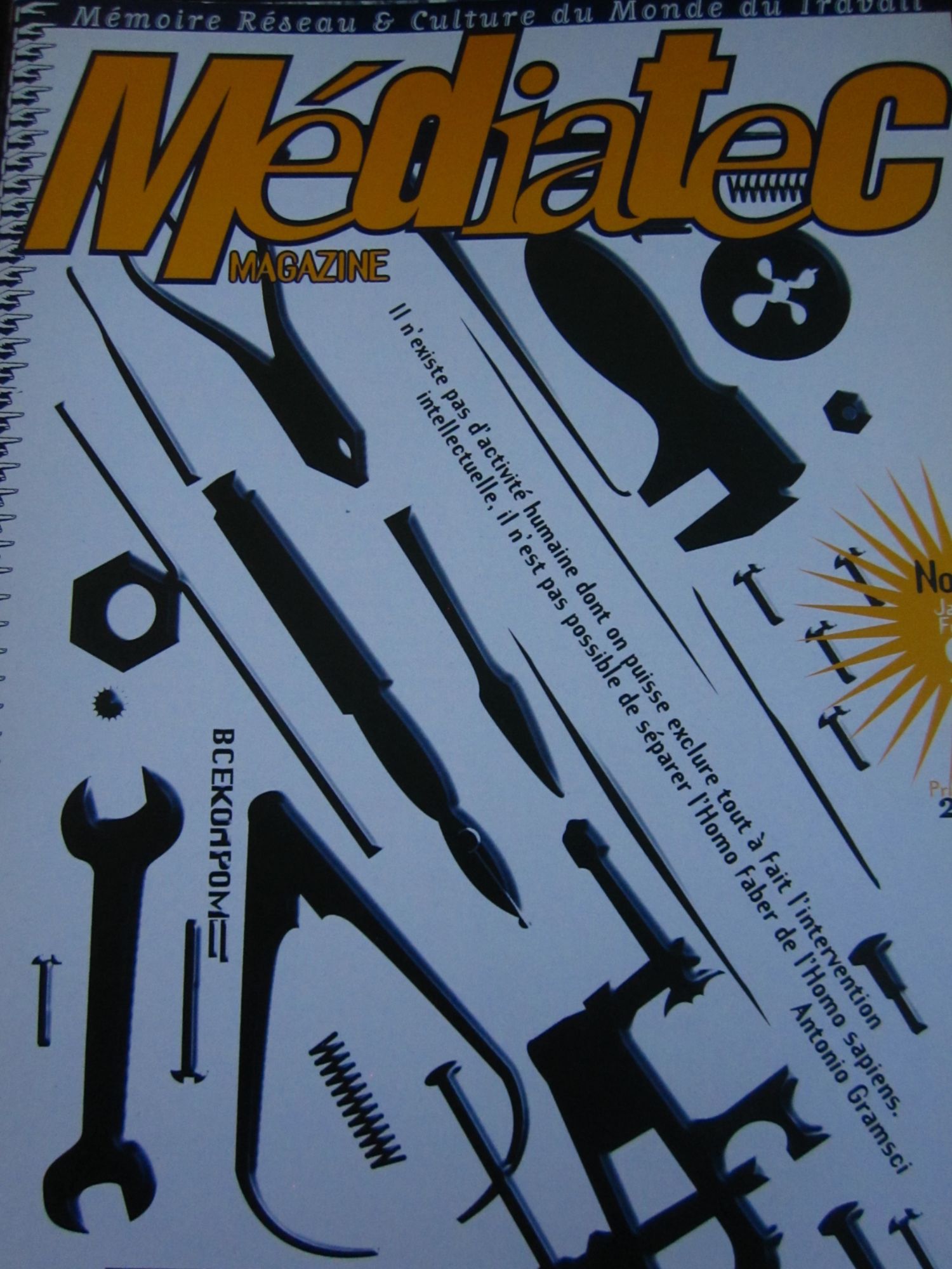 Médiatec Magazine N° 36 (Mémoire Réseau & Culture Du Monde Du Travail) 1996