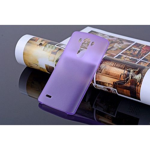 Coque Violet Lg G4 Transparent Fine 0.3 Mm Fine Etui Housse Bumper 