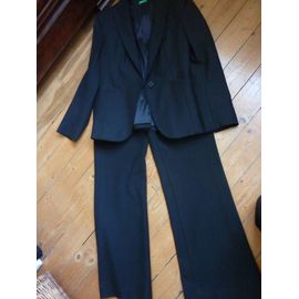 Tailleur Pantalon Noir - Benetton - T36