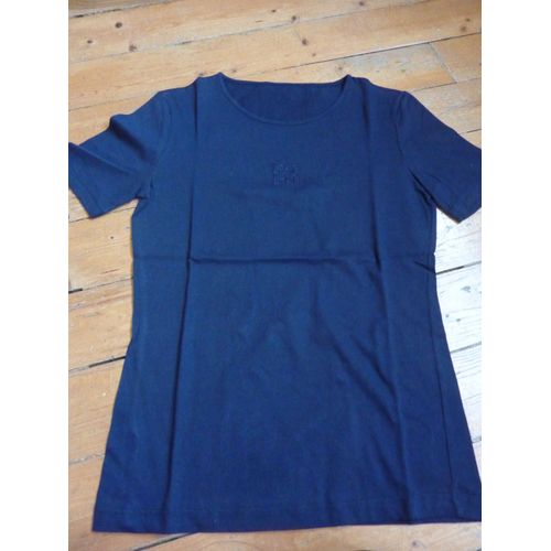T-Shirt Givenchy Bleu Marine - Logo 4g - T36/S