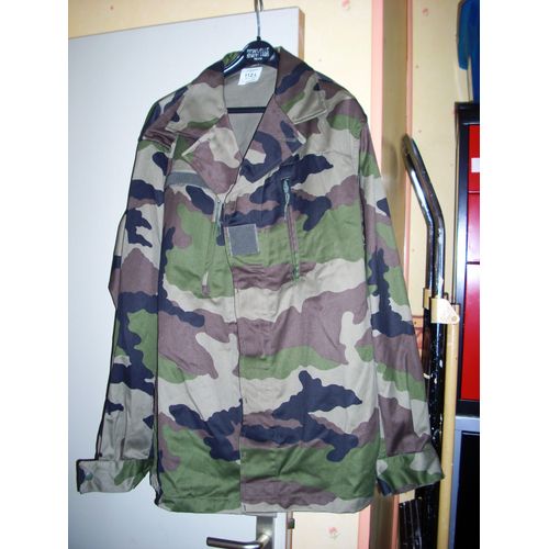 Militaria - Veste Combat Bariolée Europe - Armée Française - Taille 112l