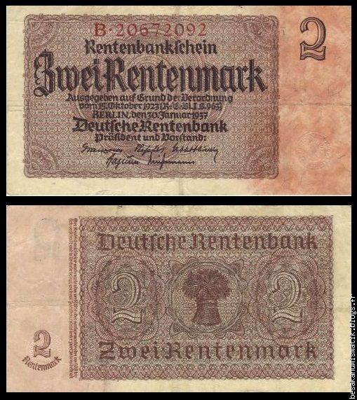 Billet 2 Reitenmlark 1937